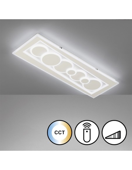 Plafonnier/applique Led blanc Ratio de Fischer & Honsel CCT télécommande
