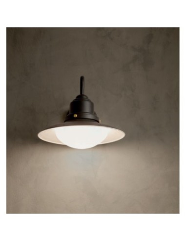 Elio de Redo - applique extérieure fonte d'aluminium grise