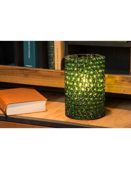 Lampe de table billes vertes Lucide E14 25W max