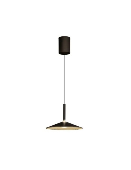 Suspension Led métal 9 watts noire - Mantra - Calice