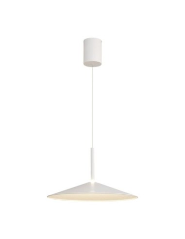 Suspension Led métal 16 watts blanche - Mantra - Calice