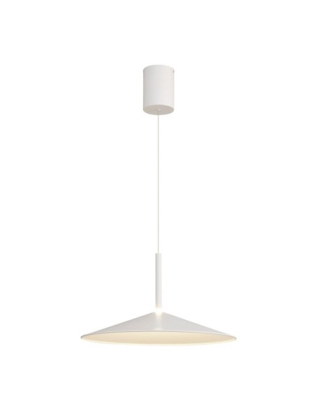 Suspension Led métal 16 watts blanche - Mantra - Calice