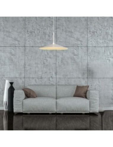 Calice de Mantra - Suspension Led métal 16 watts blanche