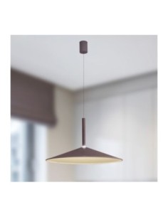 Suspension Led métal 16 watts café - Mantra - Calice 2