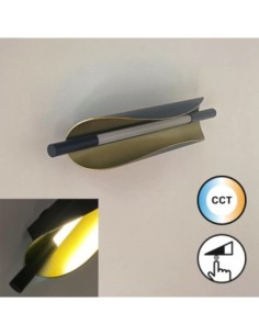 Applique murale Led CCT métal noir et or - Fischer & Honsel - Skal 2