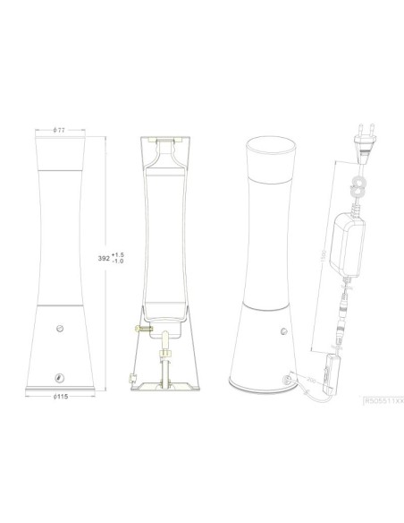 Trio - Lava - dessin technique