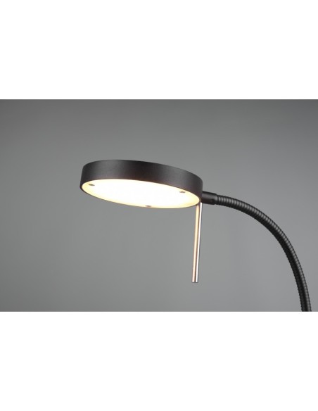 Trio de Monza - Lampe de bureau Led articulée noire température de couleur variable