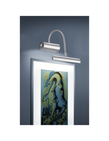 Trio - Curtis - Eclairage de tableau Led nickel mat