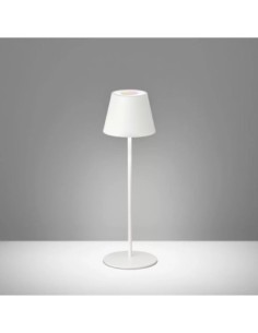 Lampe de table autonome rechargeable blanche - Fischer & Honsel - Cosenza Leluminaireled.com 2