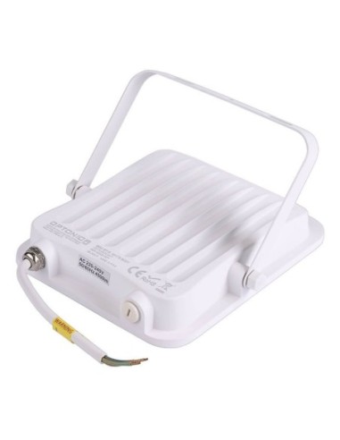 Projecteur blanc Led 50W 4500K 4500 lumens IP65 optonica