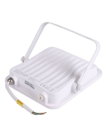 Projecteur blanc Led 50W 4500K 4500 lumens IP65 optonica