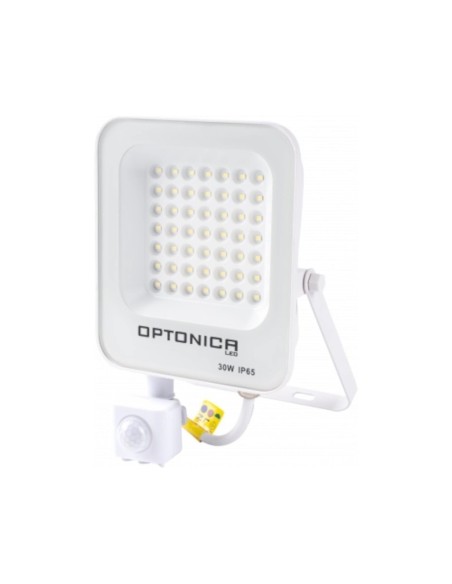 Projecteur blanc Led detecteur de mouvement 30W 4500K 2700 lumens IP65