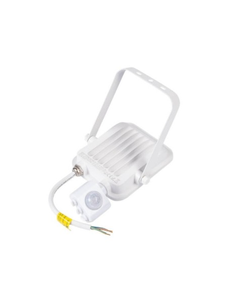 Projecteur blanc Led detecteur de mouvement 20W 4500K 1800 lumens IP65 optonica