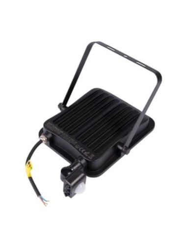 Projecteur noir Led detecteur de mouvement 50W 4500K 4500 lumens IP65 optonica