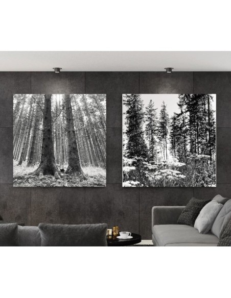 Spot Led rond rétractable et orientable noir ou blanc - 7 Watts ou 12 Watts - Mantra - Garda Leluminaireled.com