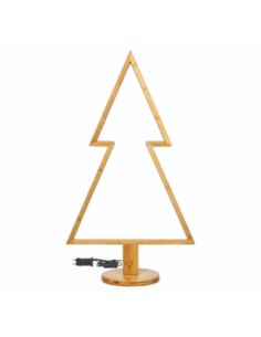 Sapin décoratif lumineux bois intérieur - Lotti Leluminaireled.com 2