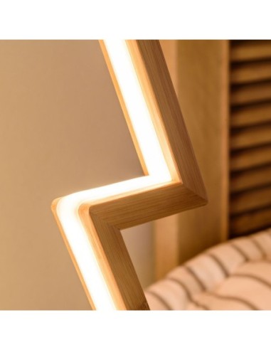 Sapin décoratif lumineux bois intérieur - Lotti Leluminaireled.com