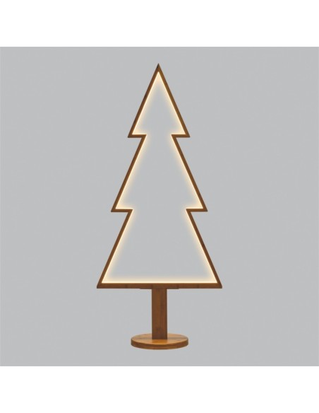 Sapin décoratif lumineux bois intérieur - Lotti Leluminaireled.com