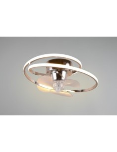 Plafonnier/ventilateur dimmable à changement de température de couleur - Trio - Umea Leluminaireled.com 2