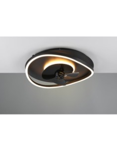 Plafonnier/ventilateur dimmable à changement de température de couleur - Trio - Sortland Leluminaireled.com