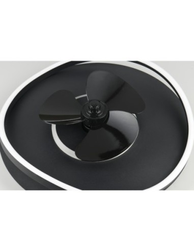 Trio - Sortland-Plafonnier/ventilateur dimmable à changement de température de couleur - Leluminaireled.com