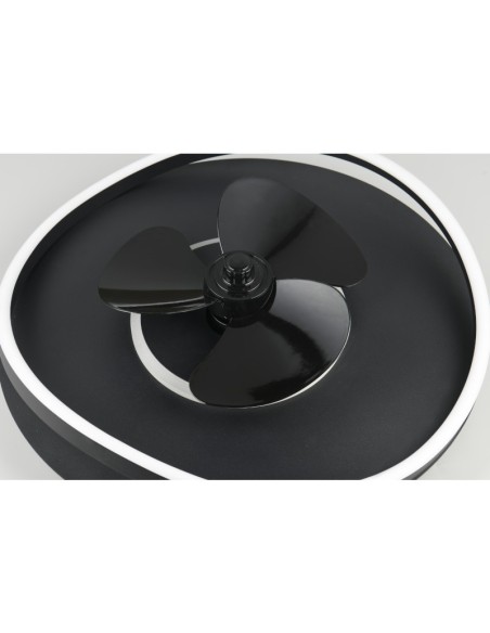 Trio - Sortland-Plafonnier/ventilateur dimmable à changement de température de couleur - Leluminaireled.com