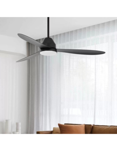 Whitehaven de Beacon - plafonnier/ventilateur éclairant - éclairage blanc chaud