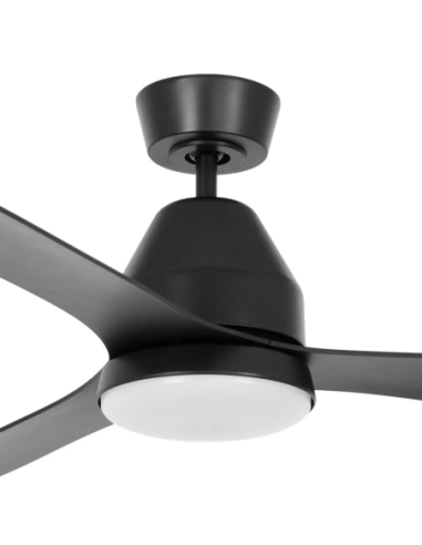 Whitehaven - ventilateur plafonnier éclairant de Beacon - dimmable - 3 niveaux d'éclairement