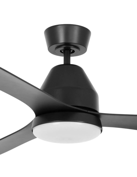 Whitehaven - ventilateur plafonnier éclairant de Beacon - dimmable - 3 niveaux d'éclairement