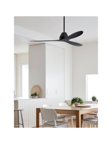 Whitehaven de Beacon - plafonnier/ventilateur 6 vitesses - mode été/hiver