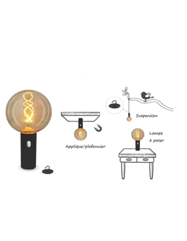 Edy G125 de Newgarden - ampoule autonome rechargeable multifonctions