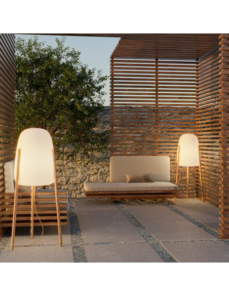 Lampadaire solaire ou batterie Rocket 145 - New Garden