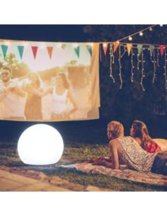 Boule lumineuse RGB solaire flottante diam 20 cm - New Garden - Buly 2