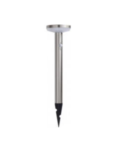 Borne à piquer solaire 600 lumens 3000K détecteur optonica