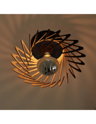 Pianumayo de Piatoni - applique/plafonnier en bois à monter soi-même