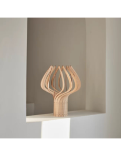 Lampe de table Led bois naturel - Piatoni - Kaputafunat