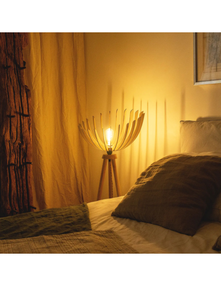 Atelier Loupiote - Lampadaire Petit modèle - bois naturel