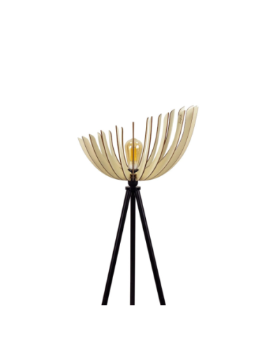 Lampadaire Led noir GM  - Atelier Loupiote - Athena