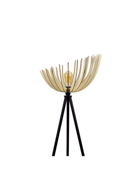 Lampadaire Led noir GM  - Atelier Loupiote - Athena