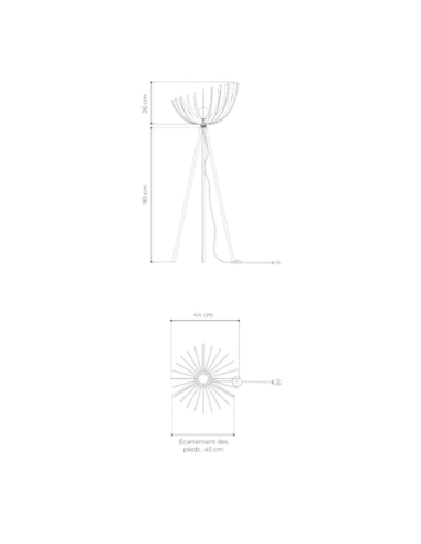 Athena - Atelier Loupiote - grand modèle - dessin technique