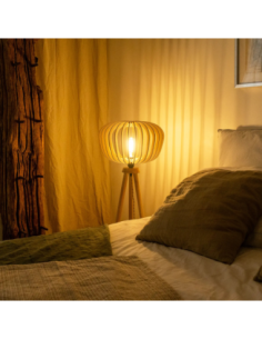 Lampadaire Led bois   - Atelier Loupiote - Agathe 2