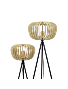 Agathe -  modèle noir - lampadaire Atelier Loupiote 2