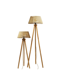 Lampadaire Led bois   - Atelier Loupiote - Alizée
