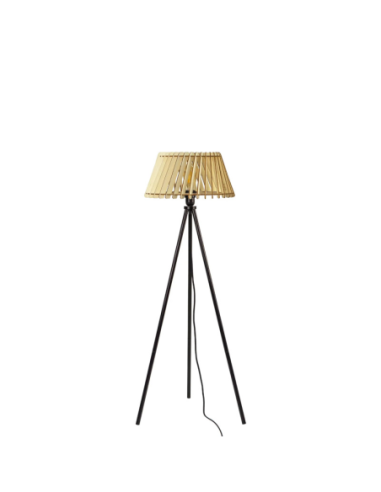 Alizée -  modèle noir - lampadaire Atelier Loupiote