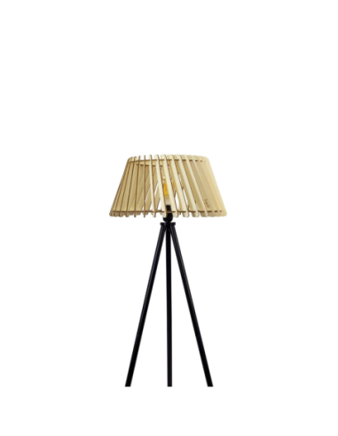Lampadaire Led noir PM - Atelier Loupiote - Alizée