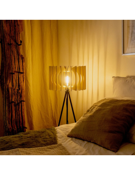 Angèle -  modèle noir - lampadaire Atelier Loupiote