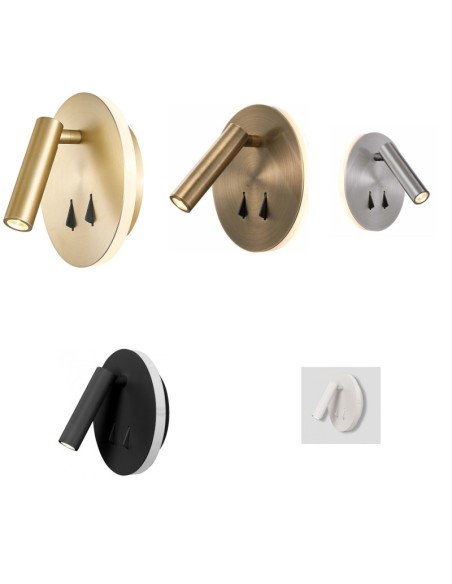 Applique murale intérieure liseuse Led   ronde - Mantra - Cayman Leluminaireled.com