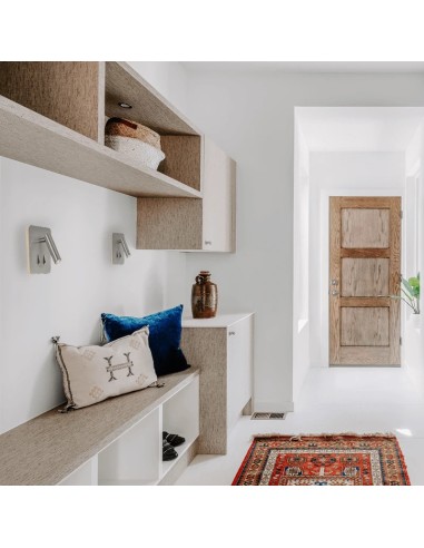 Mantra - Cayman - Applique murale intérieure liseuse Led carrée nickel  mat