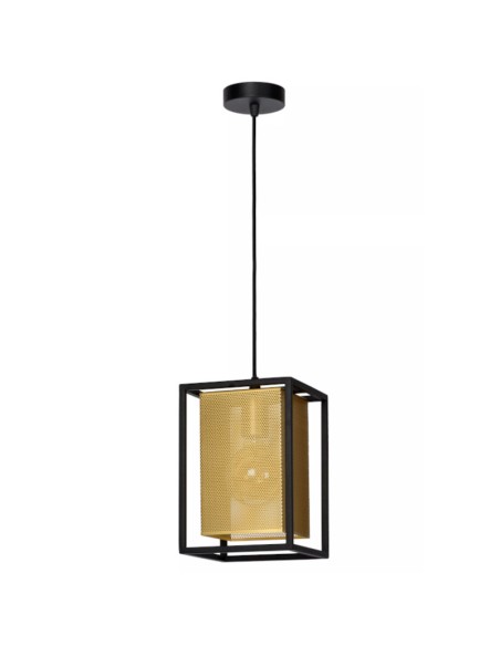 Suspension noire Sansa 1xE27 Lucide