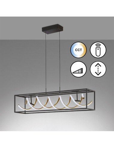 Suspension Led Gian CCT dimmable -  Fischer&Honsel - dessin technique
